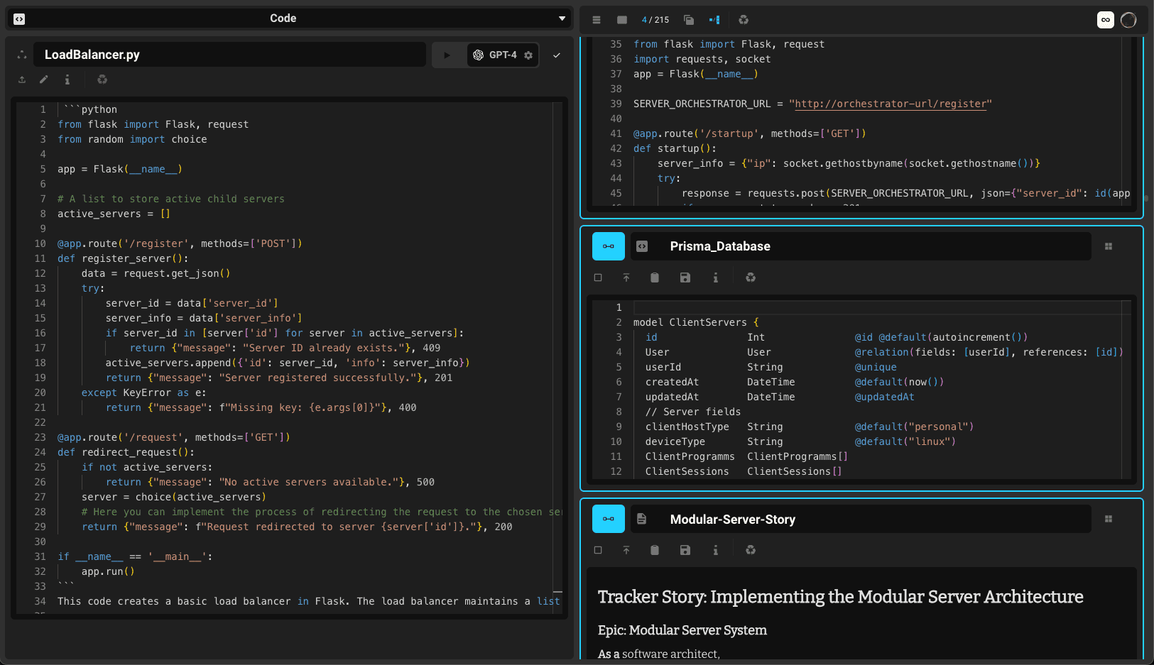 Infinite.Tech Code Module in action.