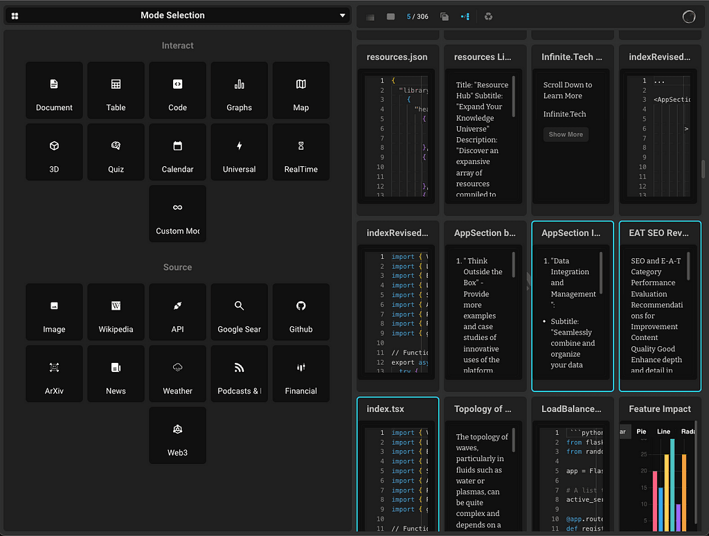 Infinite.Tech’s modular interfaces for multi mode productivity